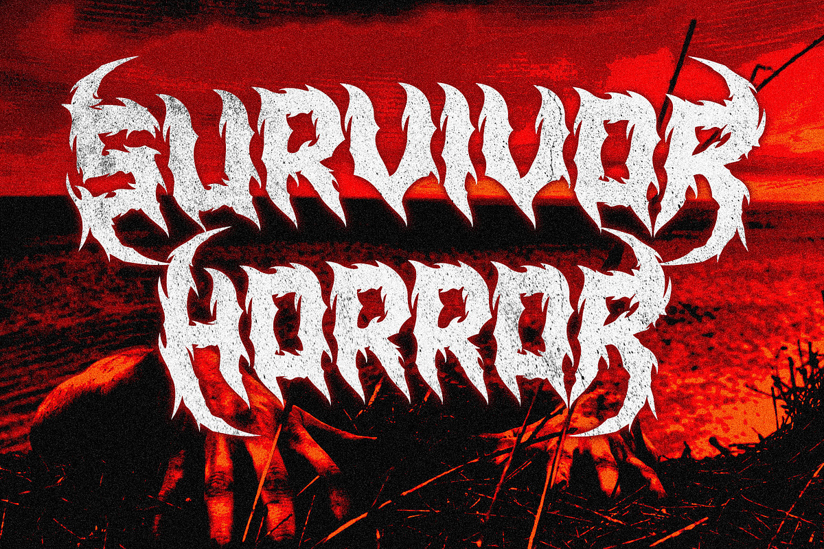 Medicine Drops - Death Metal Font, a Blackletter Font by Multype Studio (Photo 4 of 12)