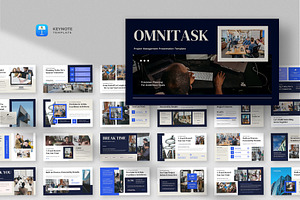 Project Management Keynote Template, a Presentation Template by fluffstudio