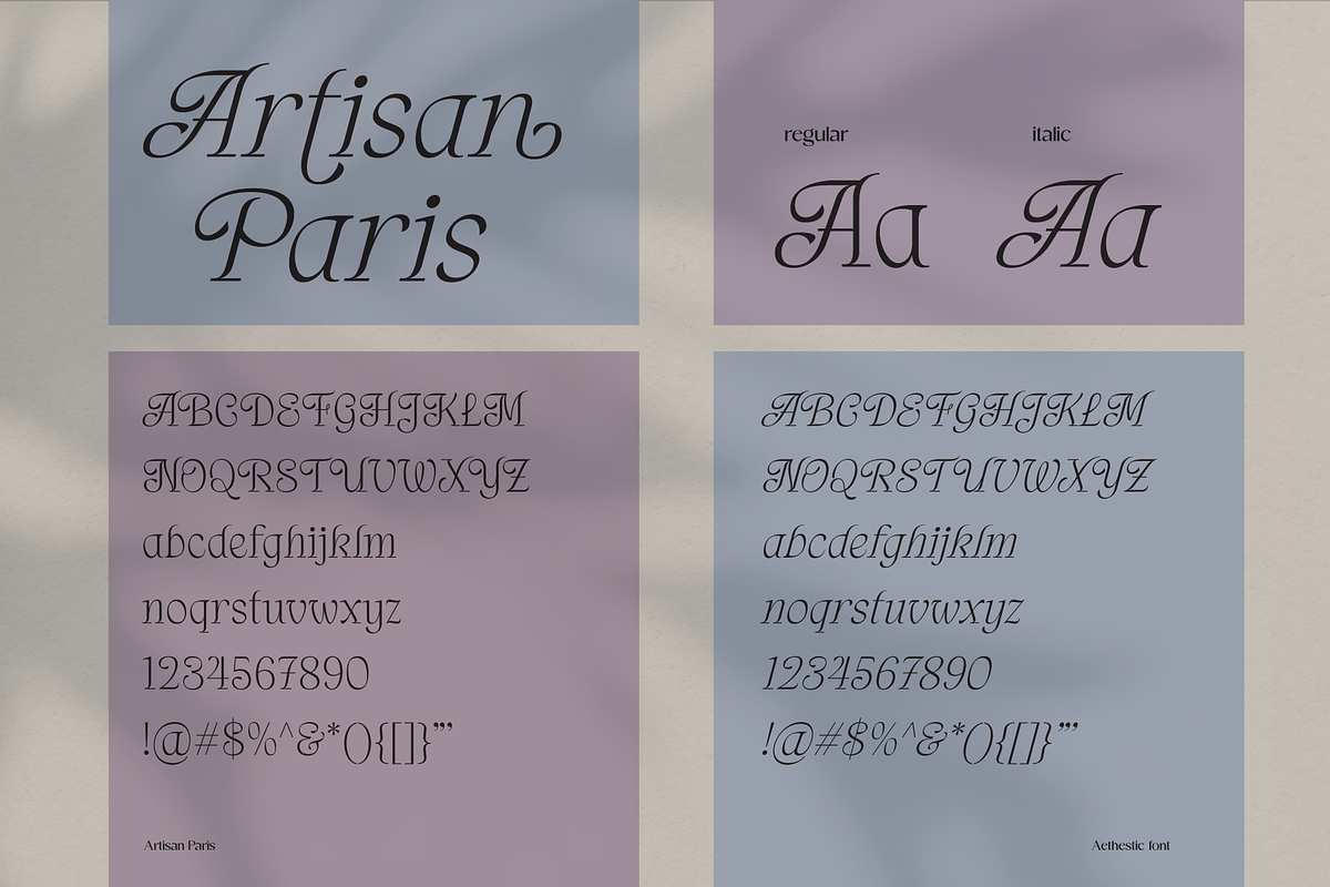 Artisan Paris | Display Font, a Script Font by Jolicia Type (Photo 8 of 11)