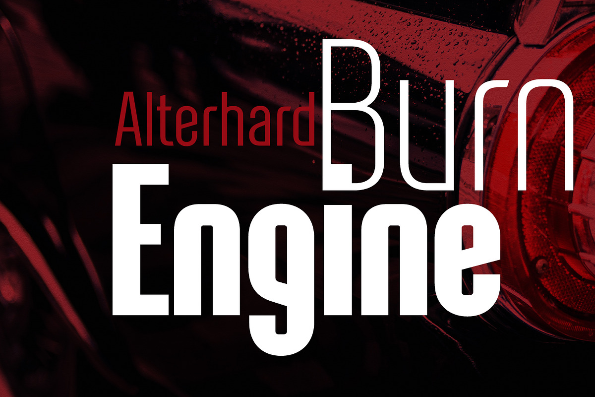 Alterhard Condensed Strict Font, a Sans Serif Font by popskraft (Photo 10 of 10)