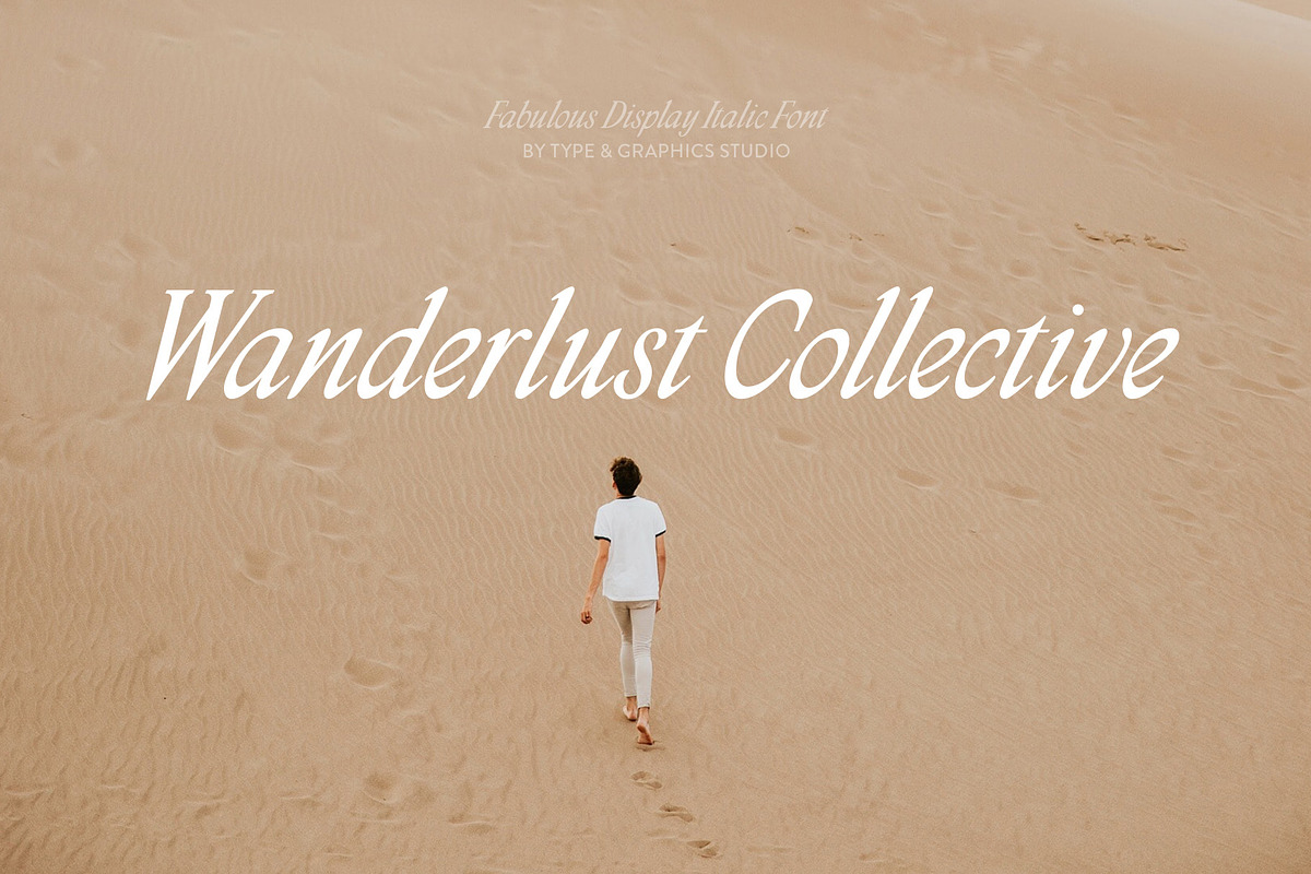Fabulous Display Italic Font, a Serif Font by Type and Graphics Studio (Photo 15 of 18)