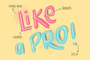 Classy Lettering Brushes Procreate, a Brush Add-On by Honey & Jazz Co. (Thumbnail 2 of 7)