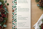 Evergreen Christmas Menu Template, a Flyer Template by BrandPacks (Thumbnail 5 of 6)