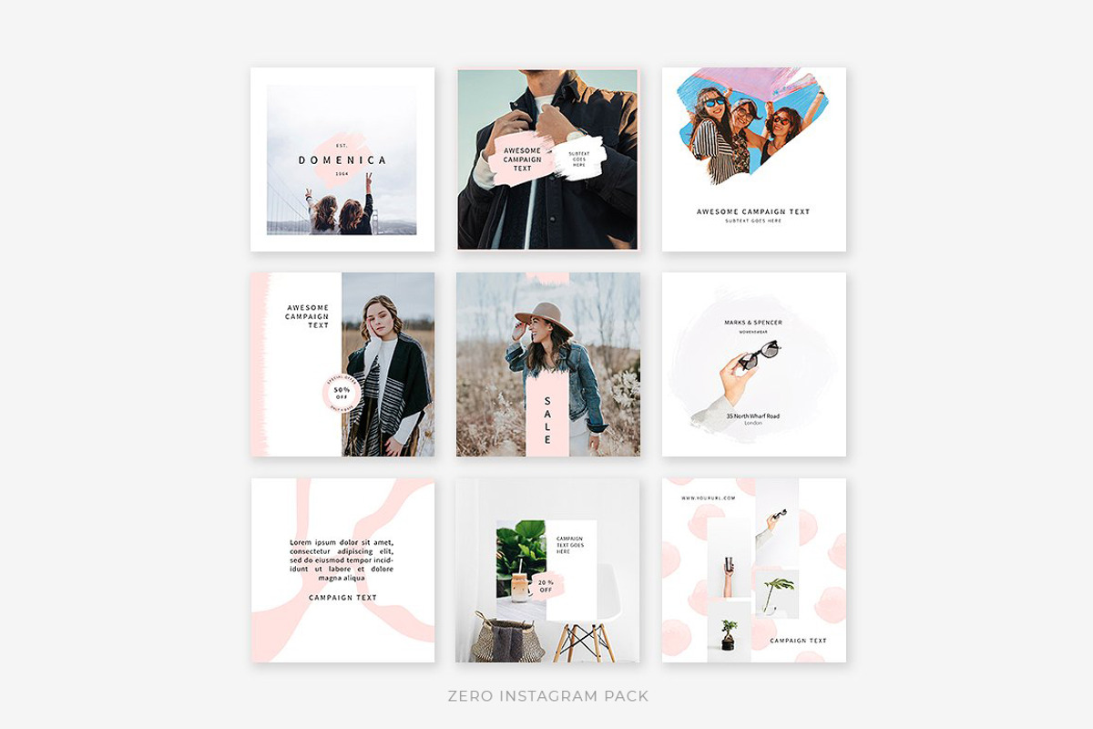 Light Instagram Bundle, a Social Media Template by Swiss_cube (Photo 8 of 8)