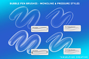 Bubble Pen Brush for Procreate, a Brush Add-On by AngelfishCreative (Thumbnail 2 of 6)
