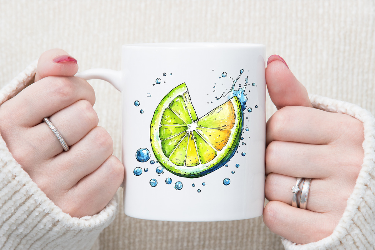 Summer Lemons Clipart, an Illustration by Sublimation Artist (Photo 5 of 6)