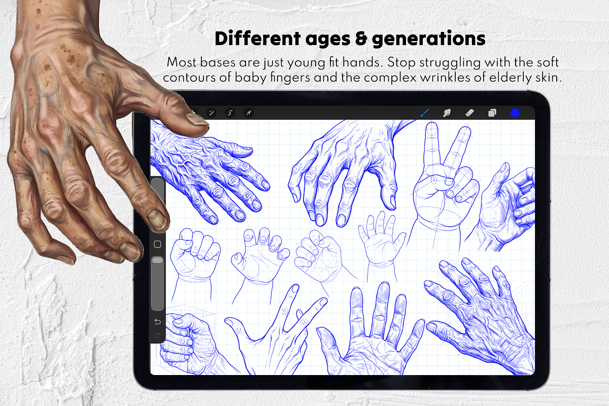 200 Procreate Hand Stamps, a Brush Add-On by Selentaori Studio (Photo 8 of 11)