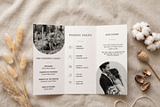 Modern Photo Wedding Program, an Invitation Template by Arslan (Thumbnail 4 of 4)