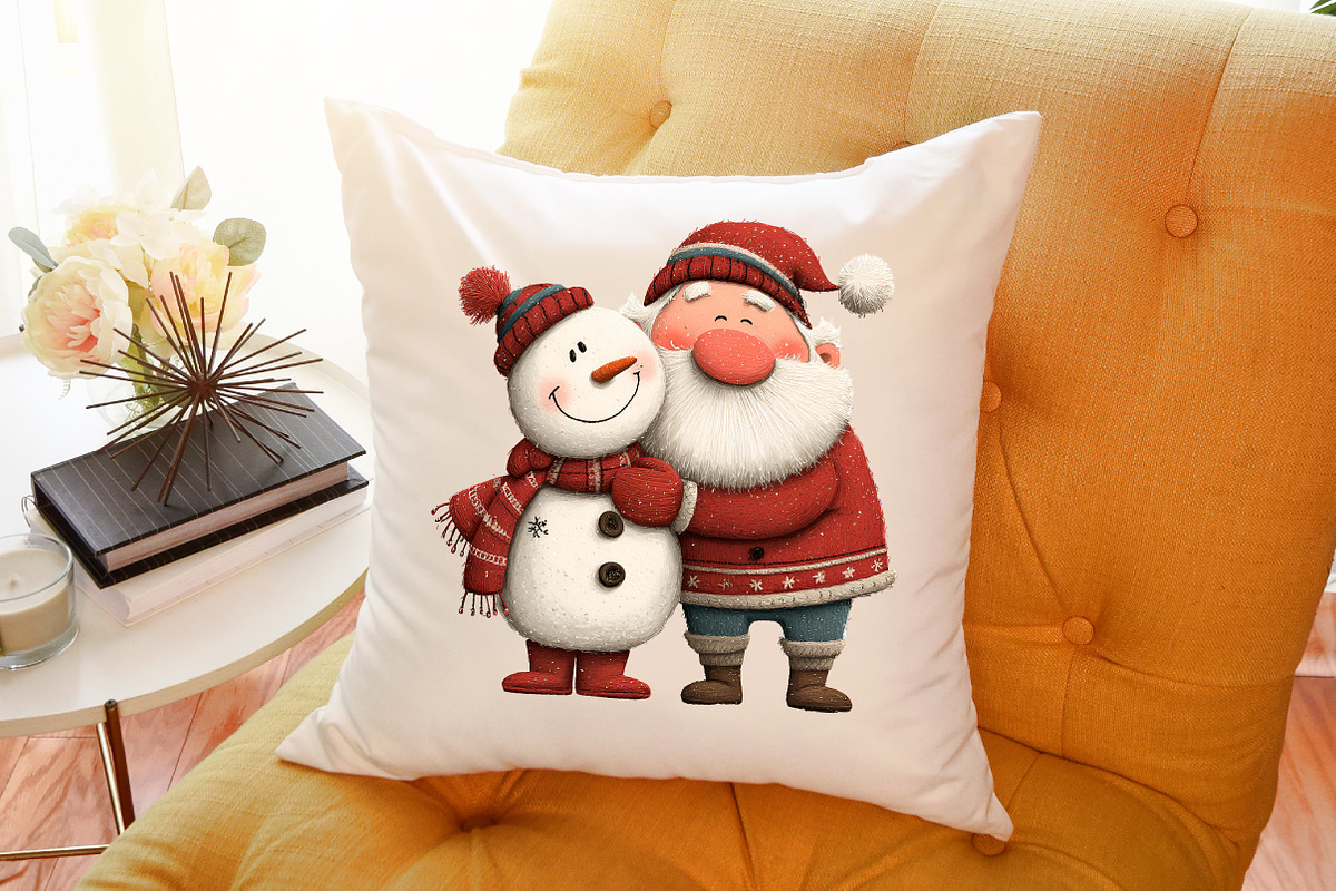 Whimsical Christmas Santa Clipart, an Illustration by Sublimation Artist (Photo 6 of 6)