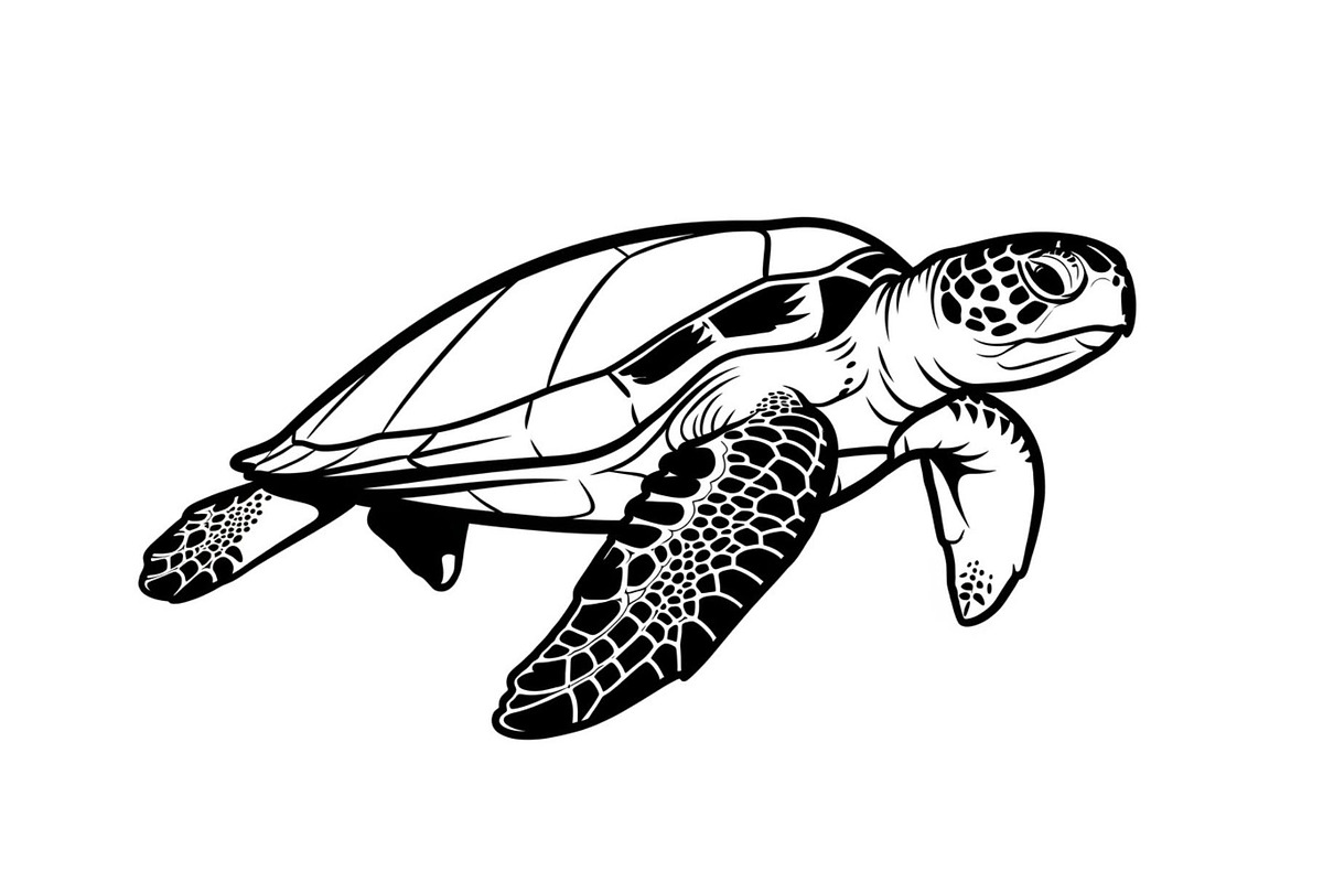 50 Sea Turtle Vector Silhouette Bund, an Illustration by jahid234 (Photo 18 of 51)