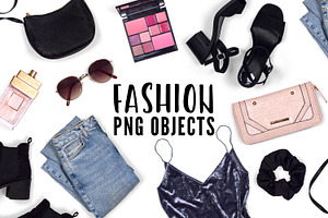 Fashion PNG Objects for Mockups