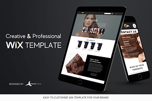 Hair Extensions Website for Wix