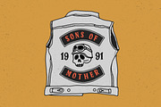 Sparkplugs Biker Rebel Font, a Serif Font by Ian Irwanwismoyo (Thumbnail 3 of 8)