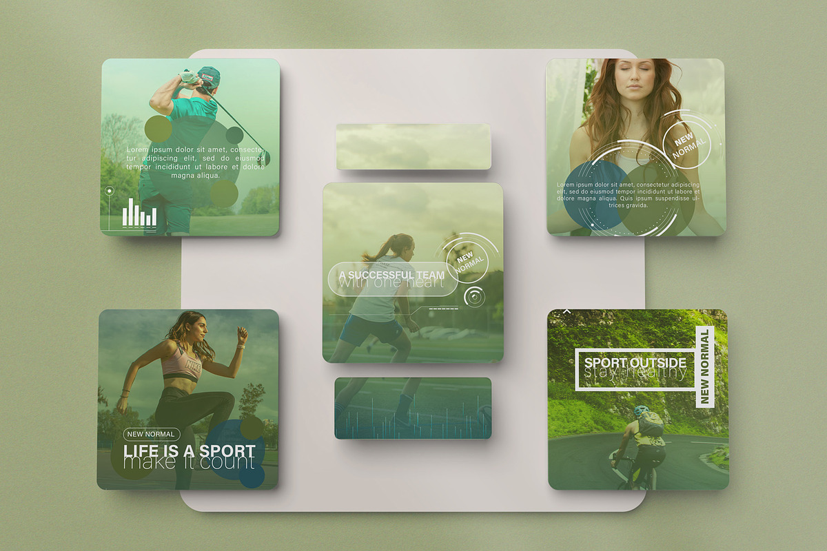 Sports Instagram Story template, a Social Media Template by Uxfox (Photo 2 of 4)