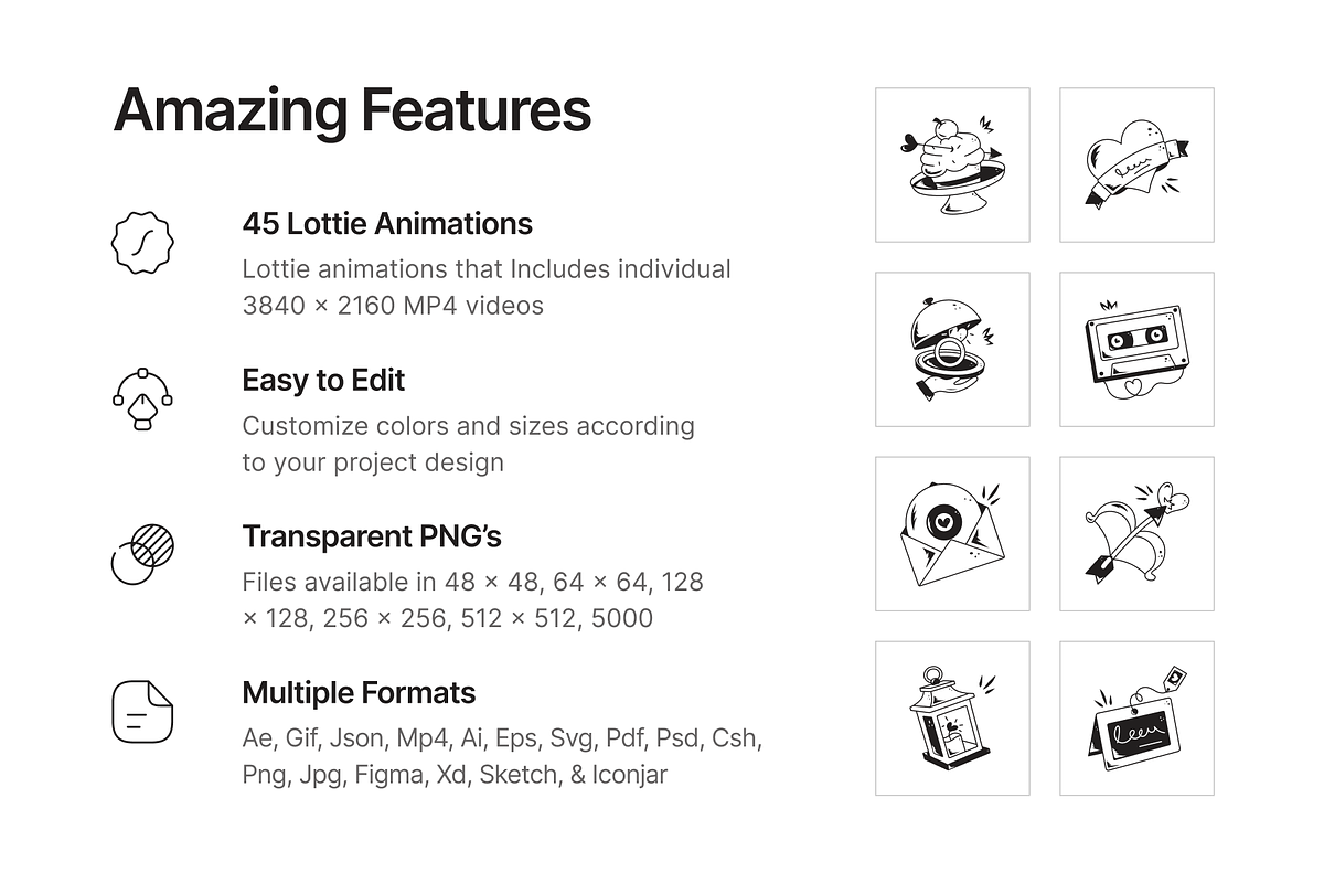 Animated Wedding Icons, a Solid Icon by Prosymbols (Photo 2 of 7)