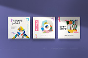 Geometri Brand Social Media Kit, a Social Media Template by Dirtytemp Studio (Thumbnail 5 of 13)
