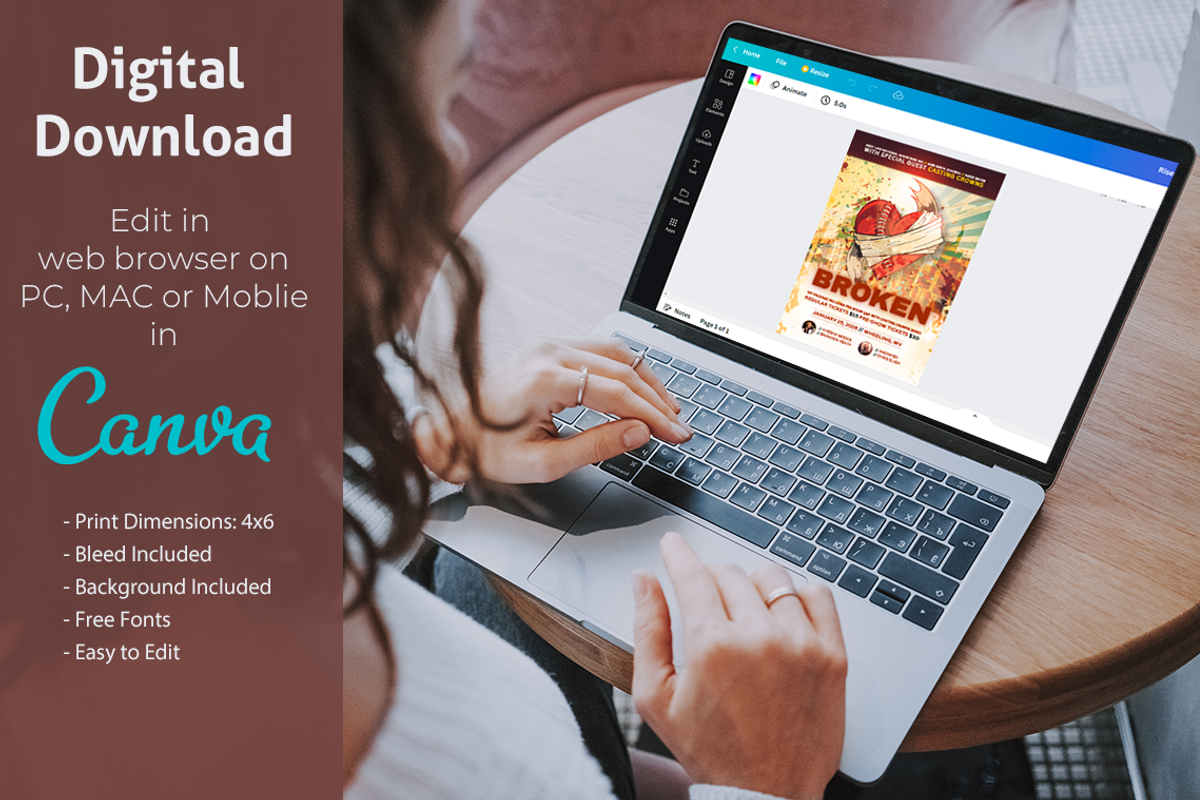 Broken Church Event Flyer | Canva, a Flyer Template by loswl (Photo 2 of 5)
