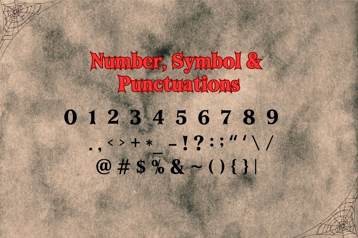 18 Spooky Horror Font Bundle, a Script Font by AN Productions (Photo 29 of 48)