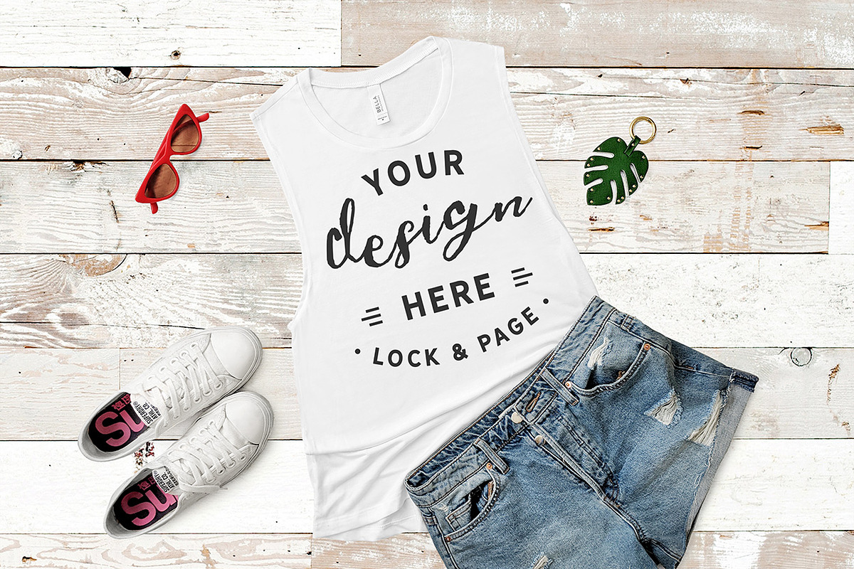 Mockup Bundle Bella Canvas T-Shirt, a Household Mockup by lock and page (Photo 41 of 45)