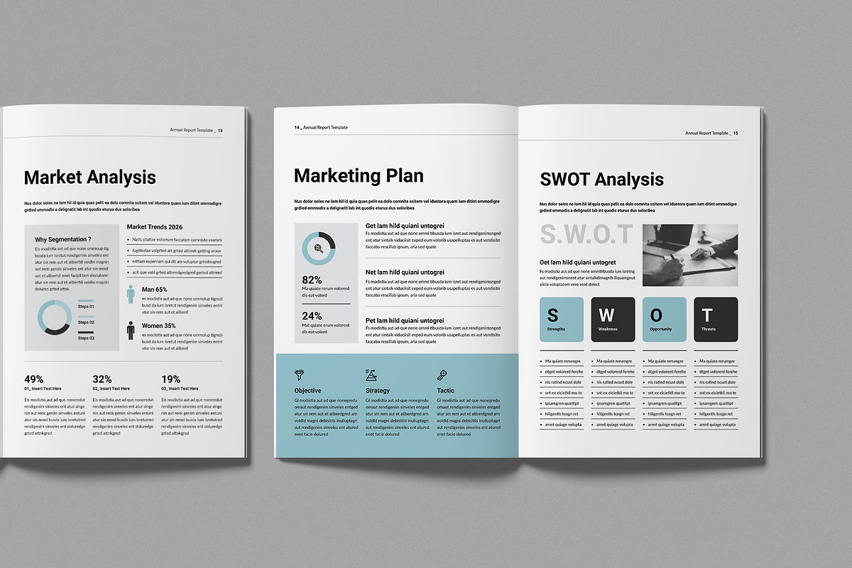 Annual Report Template preview 6
