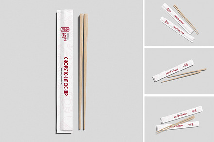 Chopstick Mockup