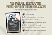 DONE FOR YOU REAL ESTATE BLOGS - 4, a Templates & Theme by Jennifer Magri Templates (Thumbnail 4 of 8)