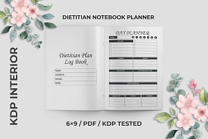 Dietitian Notebook Planner KDP Inter