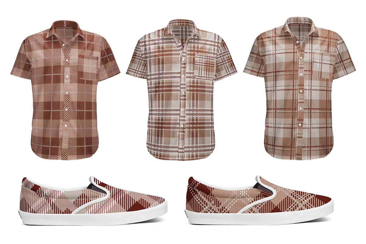 Tartan seamless patterns, a Pattern Graphic by Gurza SHOP (Photo 2 of 3)