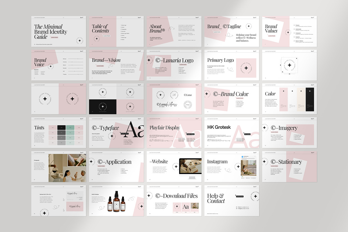 The Identity Guideline | Wellness, a Presentation Template by Lunaria (Photo 7 of 8)