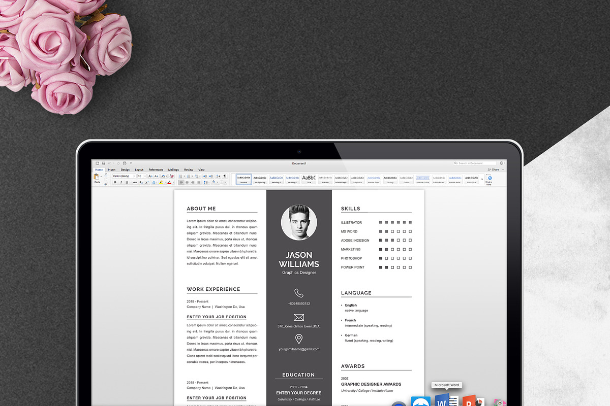 Resume, a Resume Template by ResumeInventor (Photo 4 of 5)
