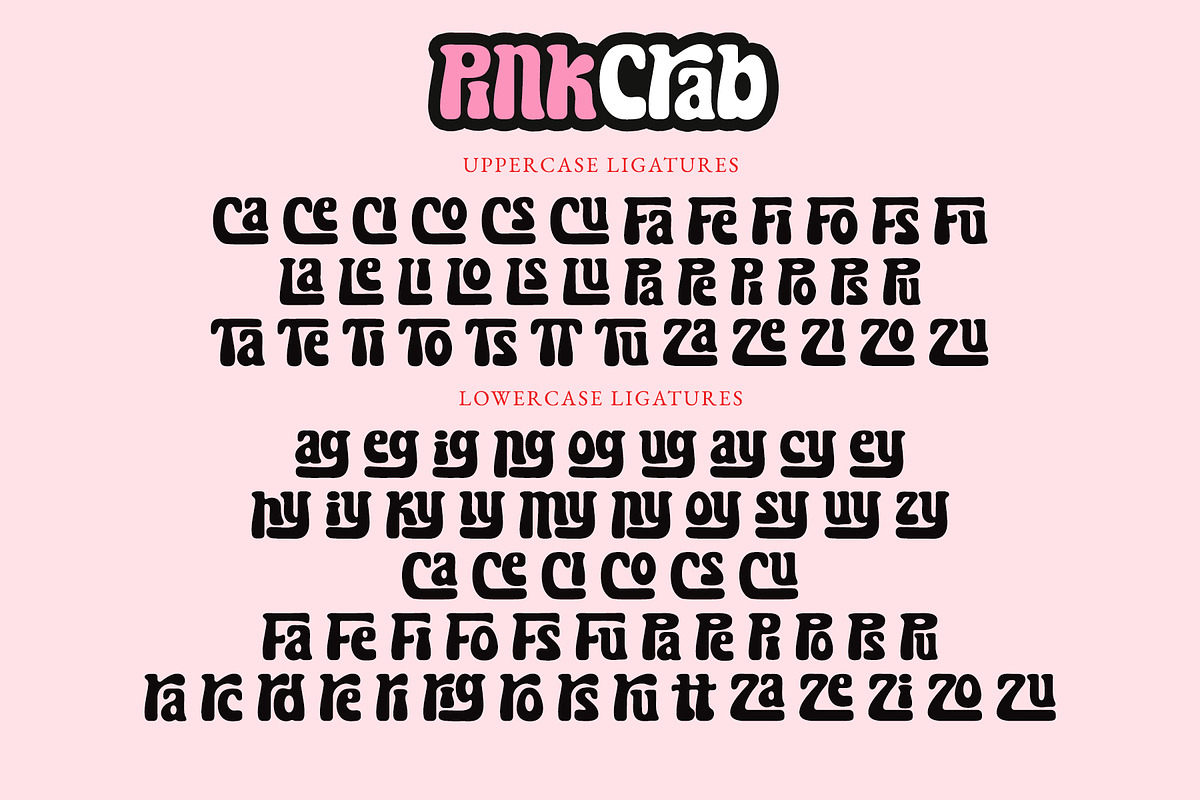 Pink Crab - Cute Retro Font, a Serif Font by Airotype (Photo 9 of 10)