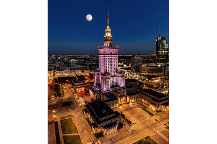 Palace of Science and Culture, an Architecture Photo by Nature and travel