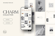 Charm Instagram Templates (Canva), a Social Media Template by Studio Fink (Thumbnail 1 of 8)