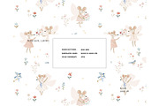 Fairytale Mouse fairy Forest pattern, a Pattern Graphic by Milatoo (Thumbnail 2 of 3)