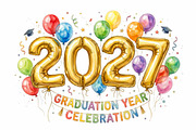 Graduation Clipart Collection PNGs, an Education Illustration by VetalStock (Thumbnail 5 of 20)