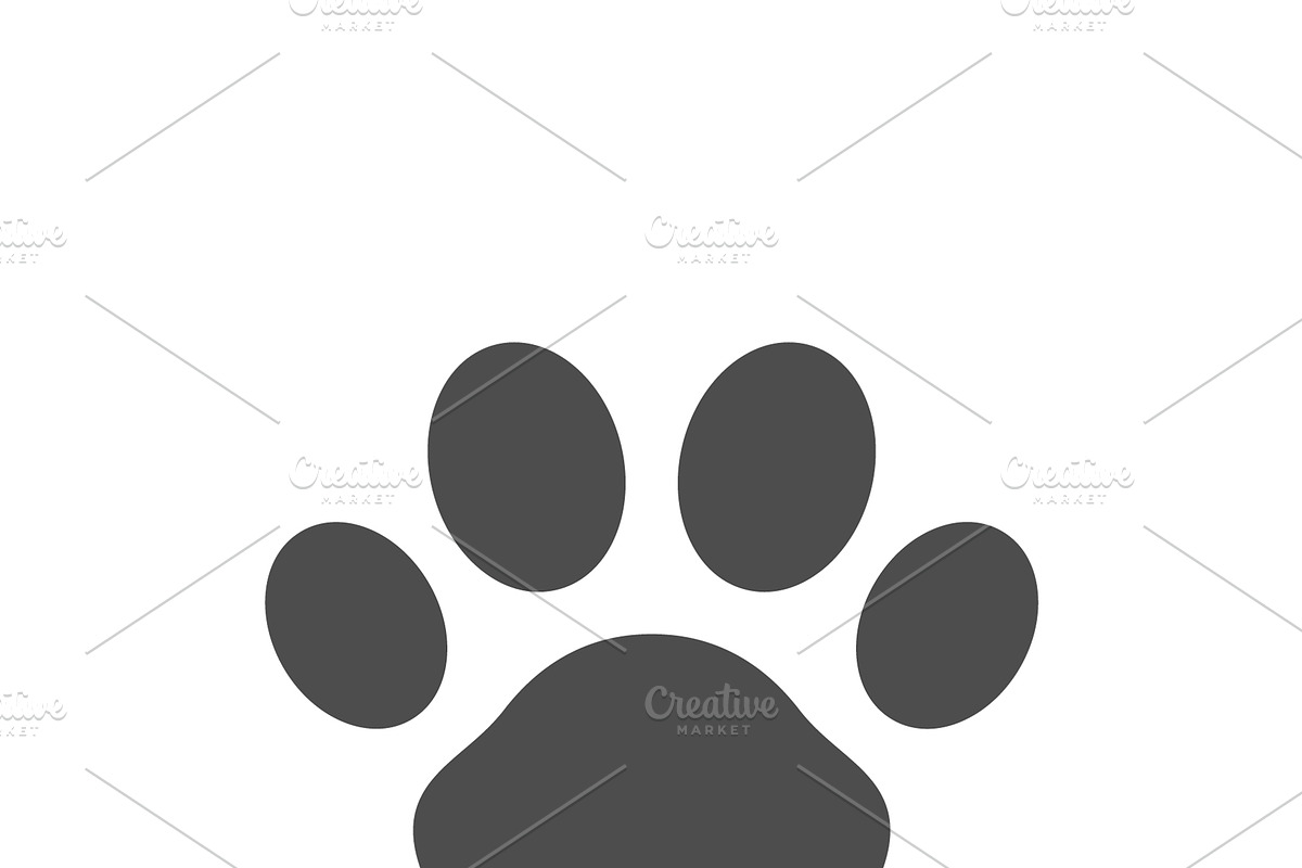 Animal paw icon and pet concept, a Solid Icon by motorama (Photo 1 of 2)