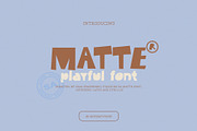 SA Matte Playful Font, a Sans Serif Font by Artcoast Fonts (Thumbnail 1 of 11)