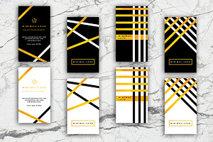 4 Golden Luxury Business Cards