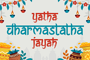 Niranjan - Sansekerta Font, a Font by PutraCetol Studio (Thumbnail 2 of 11)