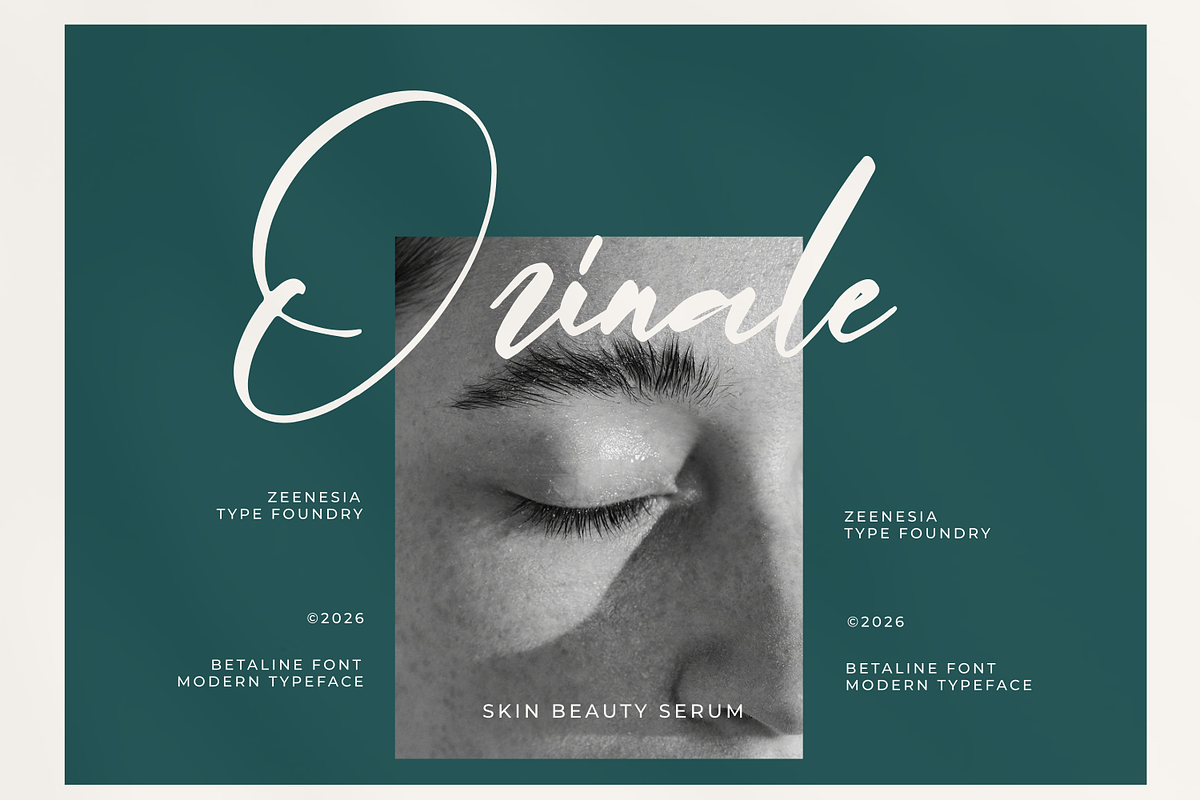Betaline, a Script Font by zeenesia (Photo 6 of 7)