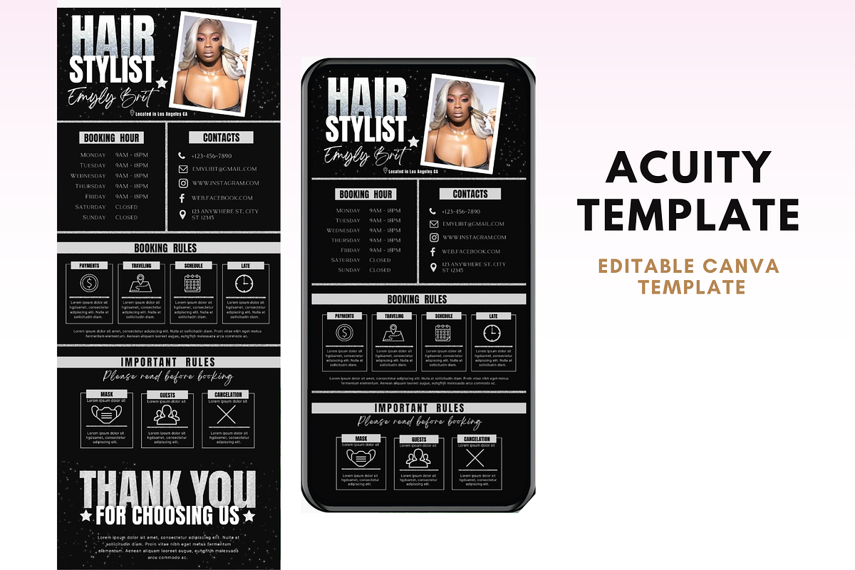 Acuity Scheduling Template, a Templates & Theme by TimCanvaTemplate (Photo 1 of 5)