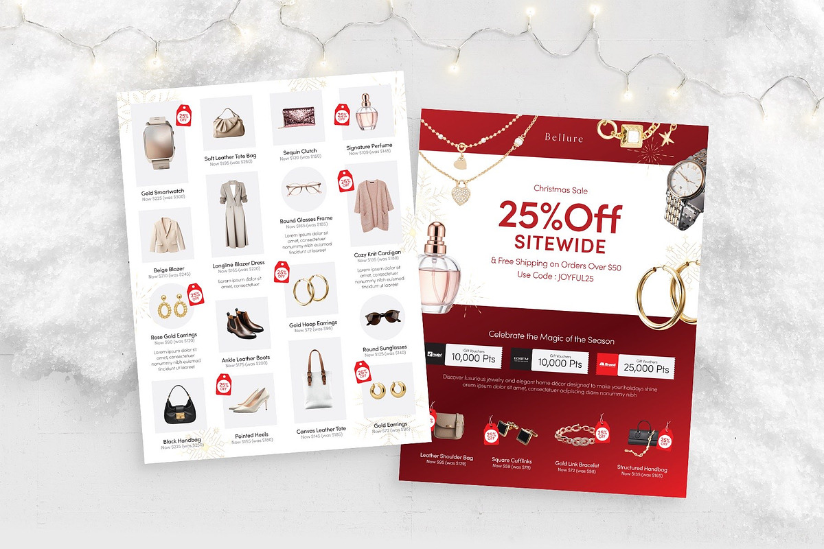 Christmas Sale Catalog Poster, a Flyer Template by BrandPacks (Photo 1 of 5)