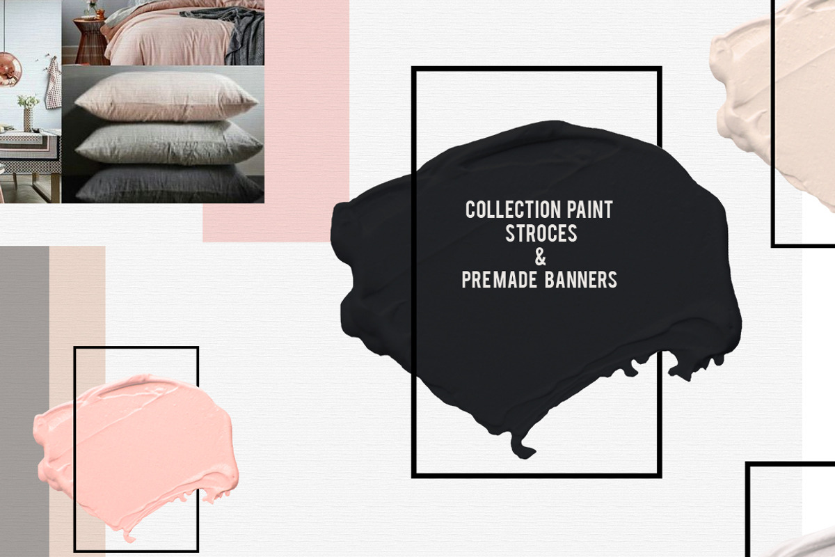 Logo paint stroces background, an Object Graphic by DigitalDream (Photo 3 of 10)