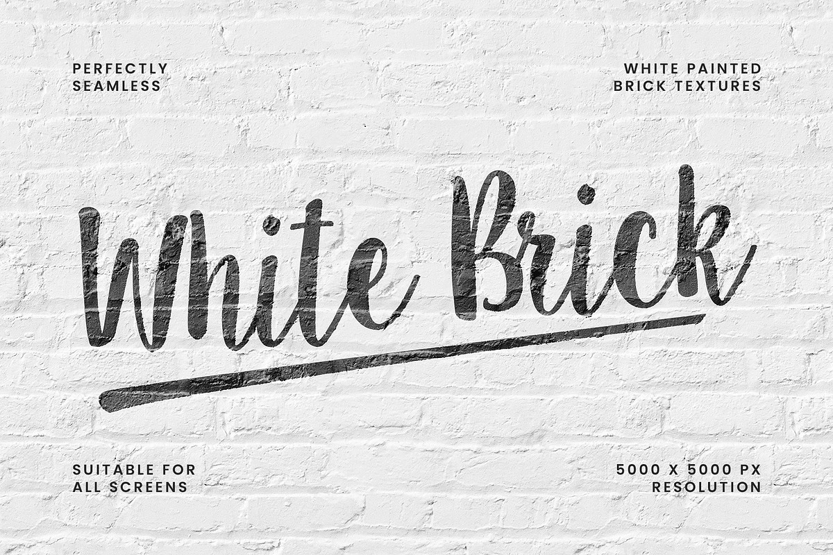 Seamless White Brick Textures, a Texture Graphic by Aurora Graphics (Photo 1 of 5)