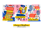 Christmas doodles, an Illustration by Nastya Tkachova (Thumbnail 4 of 8)