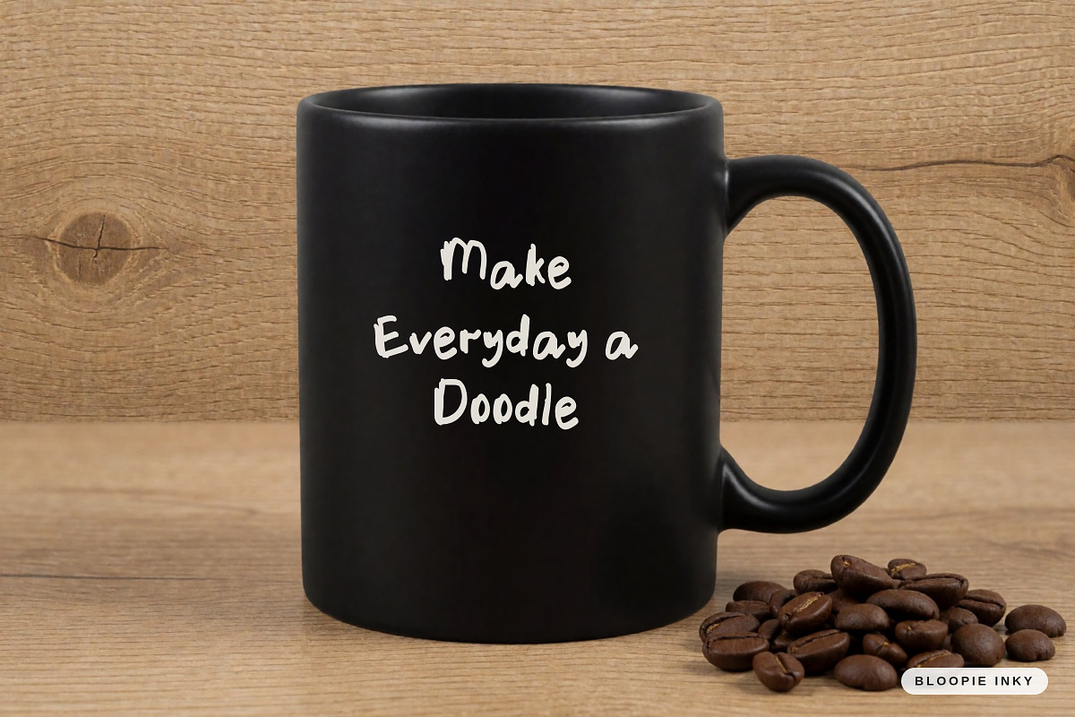 Bloopie Inky – Playful Hand-Painted, a Sans Serif Font by Gookkis Studio (Photo 12 of 16)