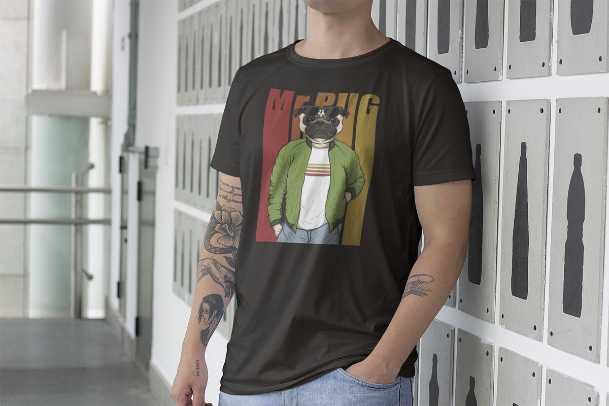 T-shirt Mockups Urban Edition, a Shirt Mockup by Fields (Photo 19 of 25)