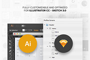 Information Architecture Kit, a Templates & Theme by UI8 (Thumbnail 4 of 5)