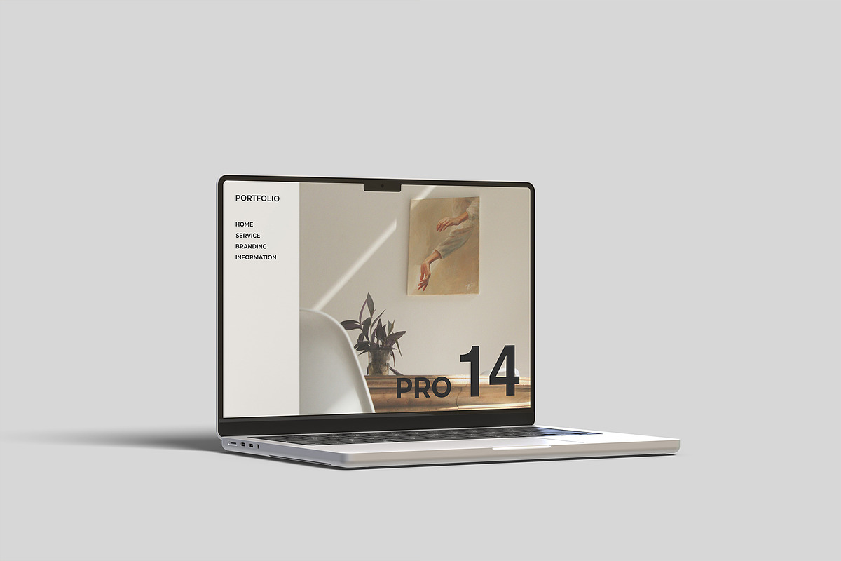 MacBook Pro 14 Mockup, a Mac Mockup by graphicpages (Photo 6 of 15)