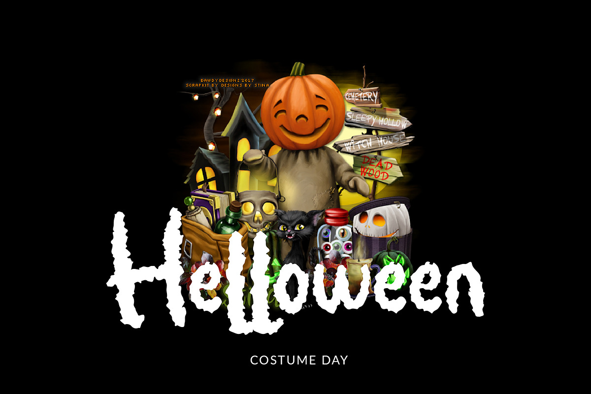 Mystery Night Helloween Font preview 5